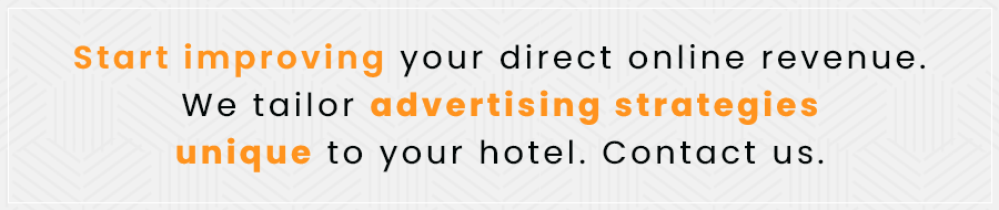 direct online revenue through advertising for independent hotel